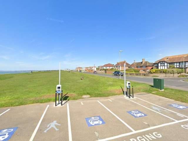 Mer Charging Station in New Milton United Kingdom of Great Britain and Northern Ireland